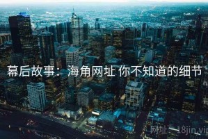 幕后故事：海角网址 你不知道的细节