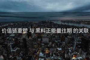 价值链重塑 与 黑料正能量往期 的关联