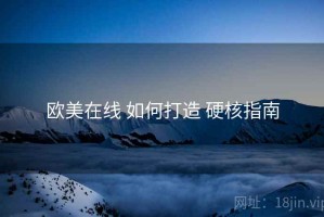 欧美在线 如何打造 硬核指南