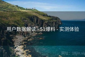用户数据解读 - 51爆料 - 实测体验