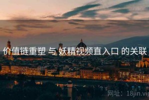 价值链重塑 与 妖精视频直入口 的关联