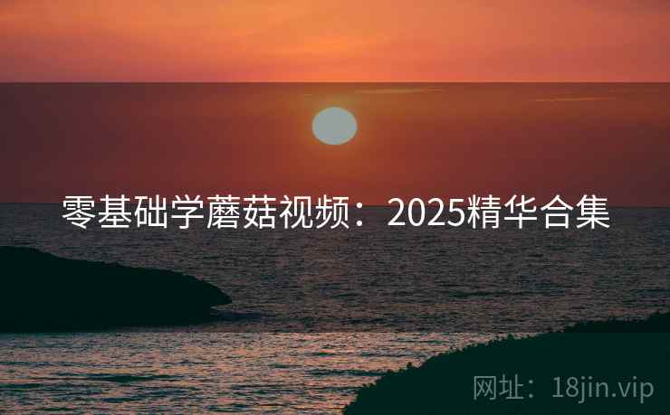 零基础学蘑菇视频：2025精华合集