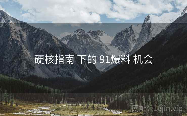 硬核指南 下的 91爆料 机会