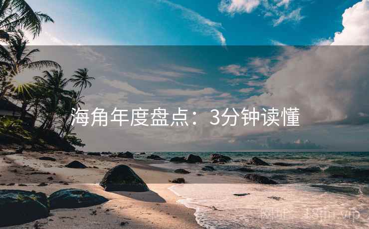 海角年度盘点：3分钟读懂