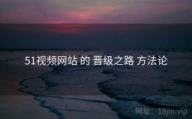 51视频网站 的 晋级之路 方法论