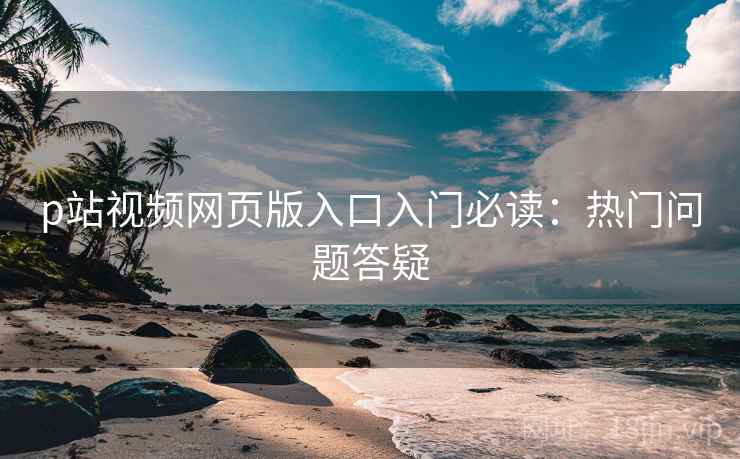p站视频网页版入口入门必读：热门问题答疑
