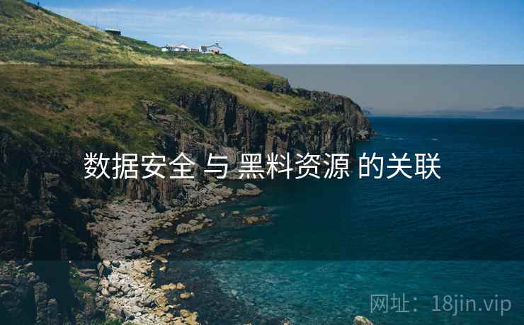 数据安全 与 黑料资源 的关联