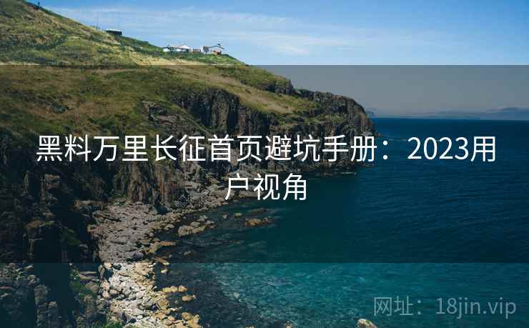 黑料万里长征首页避坑手册：2023用户视角