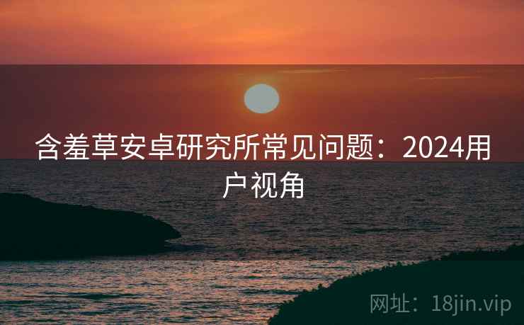 含羞草安卓研究所常见问题：2024用户视角