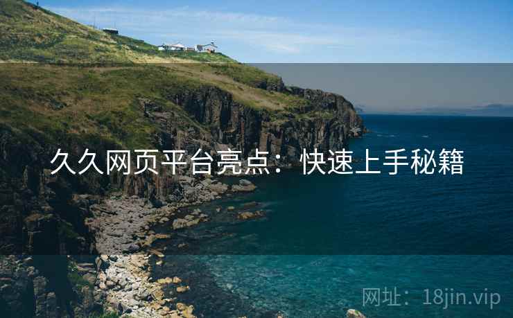 久久网页平台亮点：快速上手秘籍